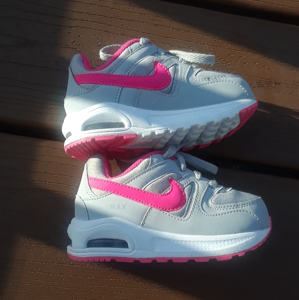 Nike Air Max Pink & Gray Shoes Infant/Toddler 5